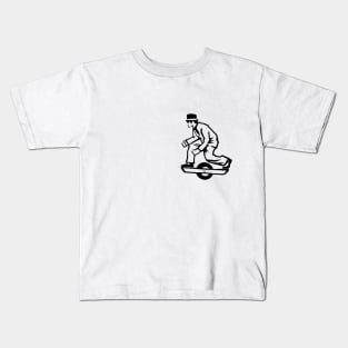 Madness sax player on a Onewheel Kids T-Shirt